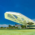 Visual futurista de uma cidade brasileira