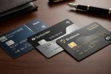 Cartões de crédito premium: Itaú, Santander Unique, Bradesco Elo Nanquim para quem busca limite alto