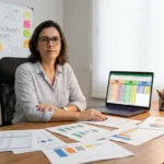 Pessoa analisando tabelas de MEI, ME e EPP, desmistificando as categorias para empreendedores